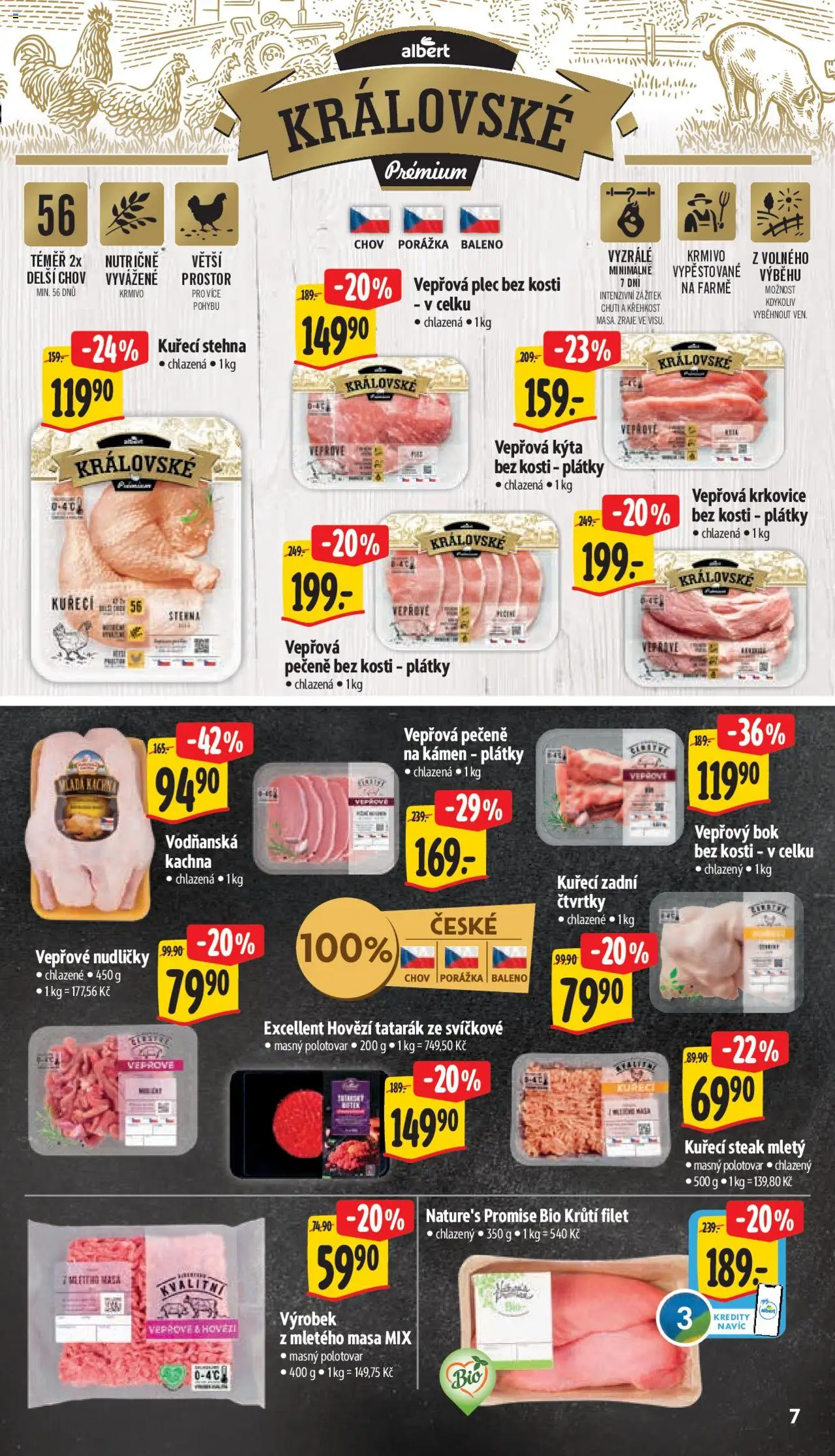 Albert leták - Supermarket od 06.08.2025 | Strana: 14 | Produkty: Vepřová pečeně, Filet, Vepřová plec, Vepřová Kýta