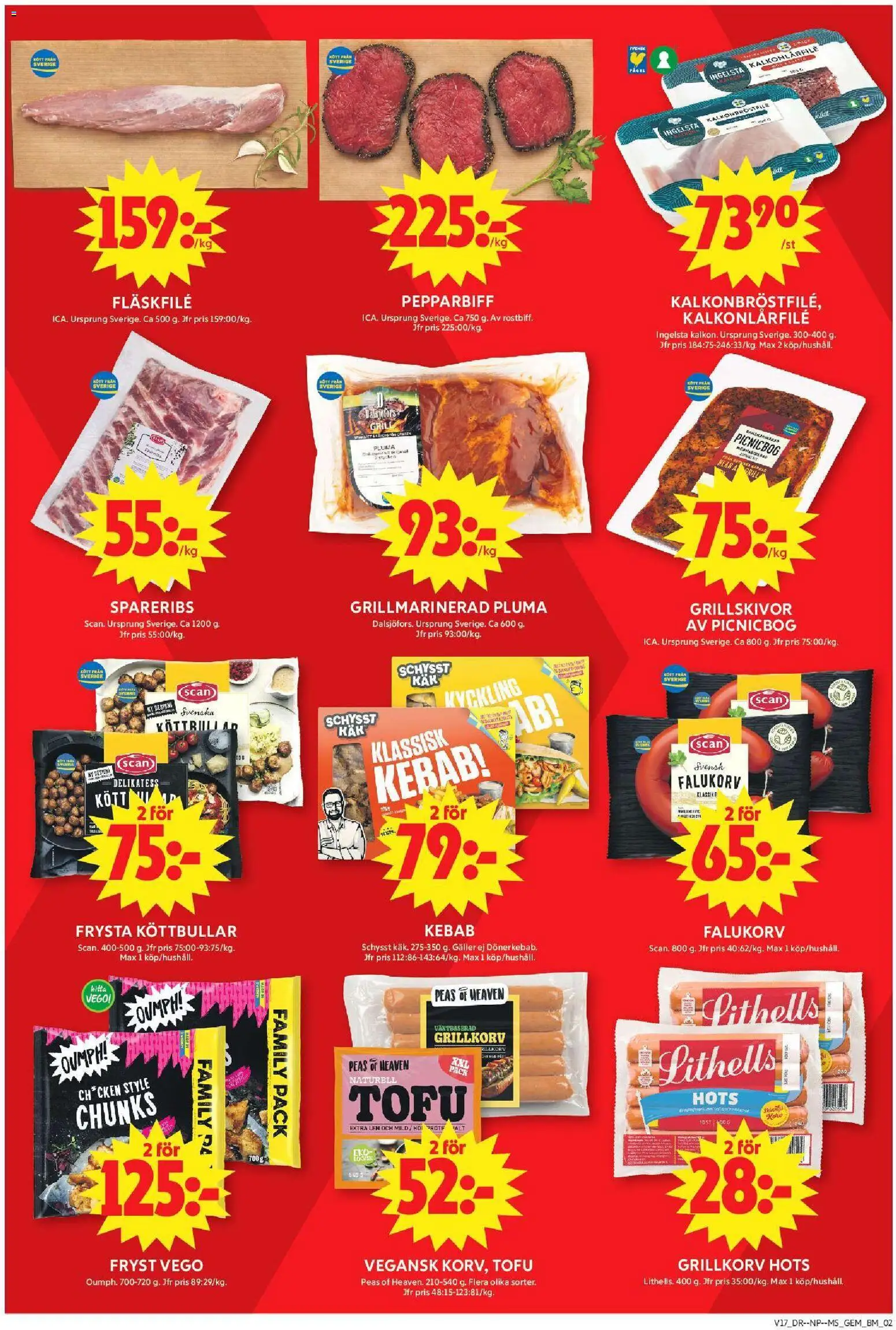 ICA Maxi reklamblad aktuell från 20.04.2026 | Sida: 2 | Produkter: Grill, Gem, Galler, Kalkon