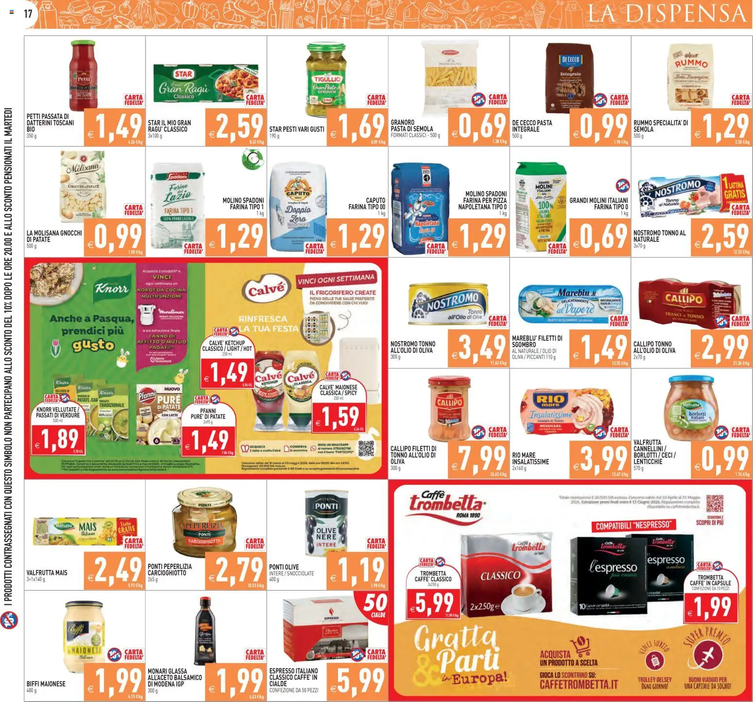 Volantino PIM Supermercati del 07.04.2026 | Pagina: 17 | Prodotti: Latte, Olio, Ragú, Gnocchi