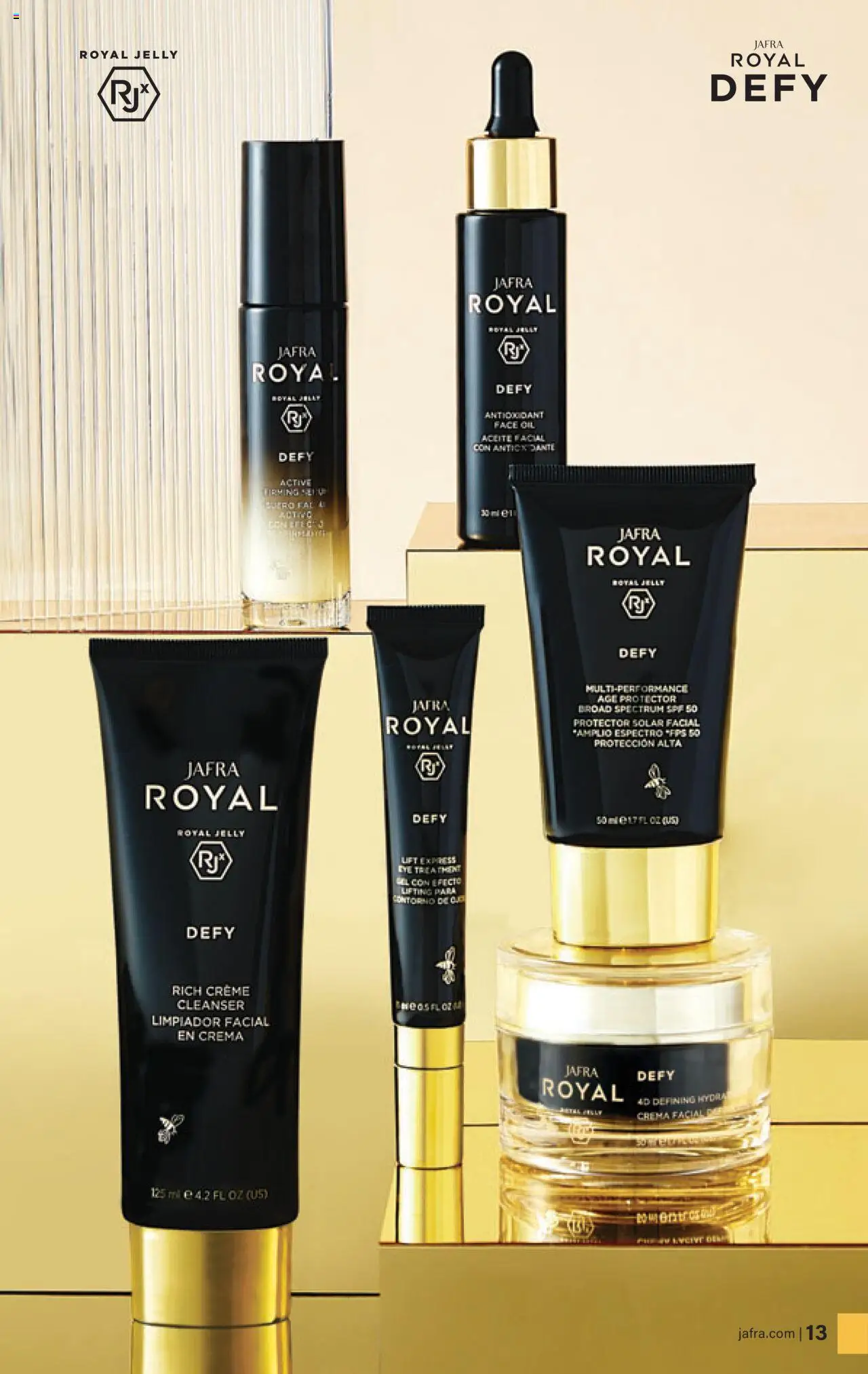 JAFRA folleto │ válido desde el 01.08.2025 | Página: 13 | Productos: Protector solar, Aceite, Crema facial, Crema