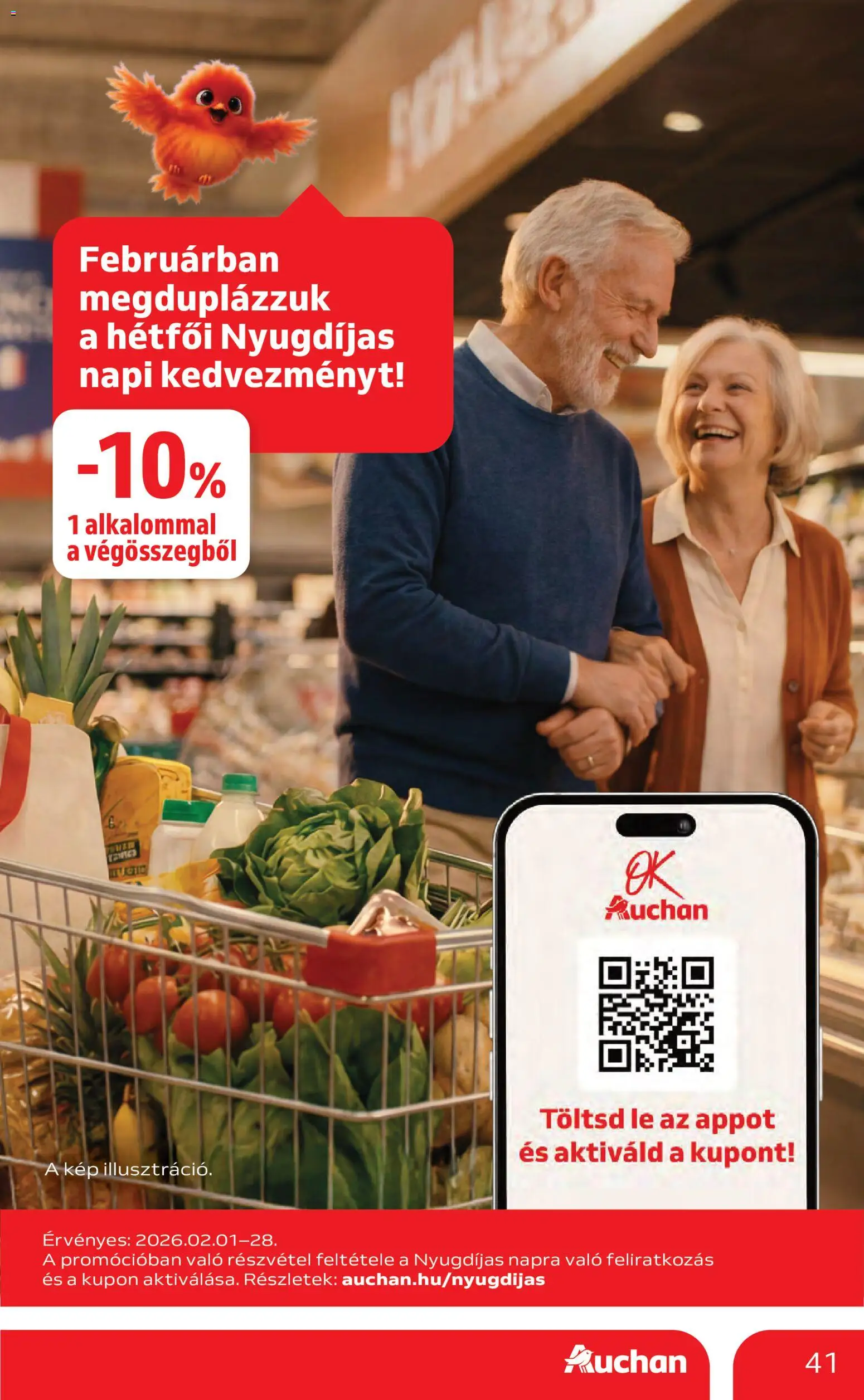 Auchan akciós ujság - amely érvényes a következő dátumtól: 12.02.2026 | Oldal: 41