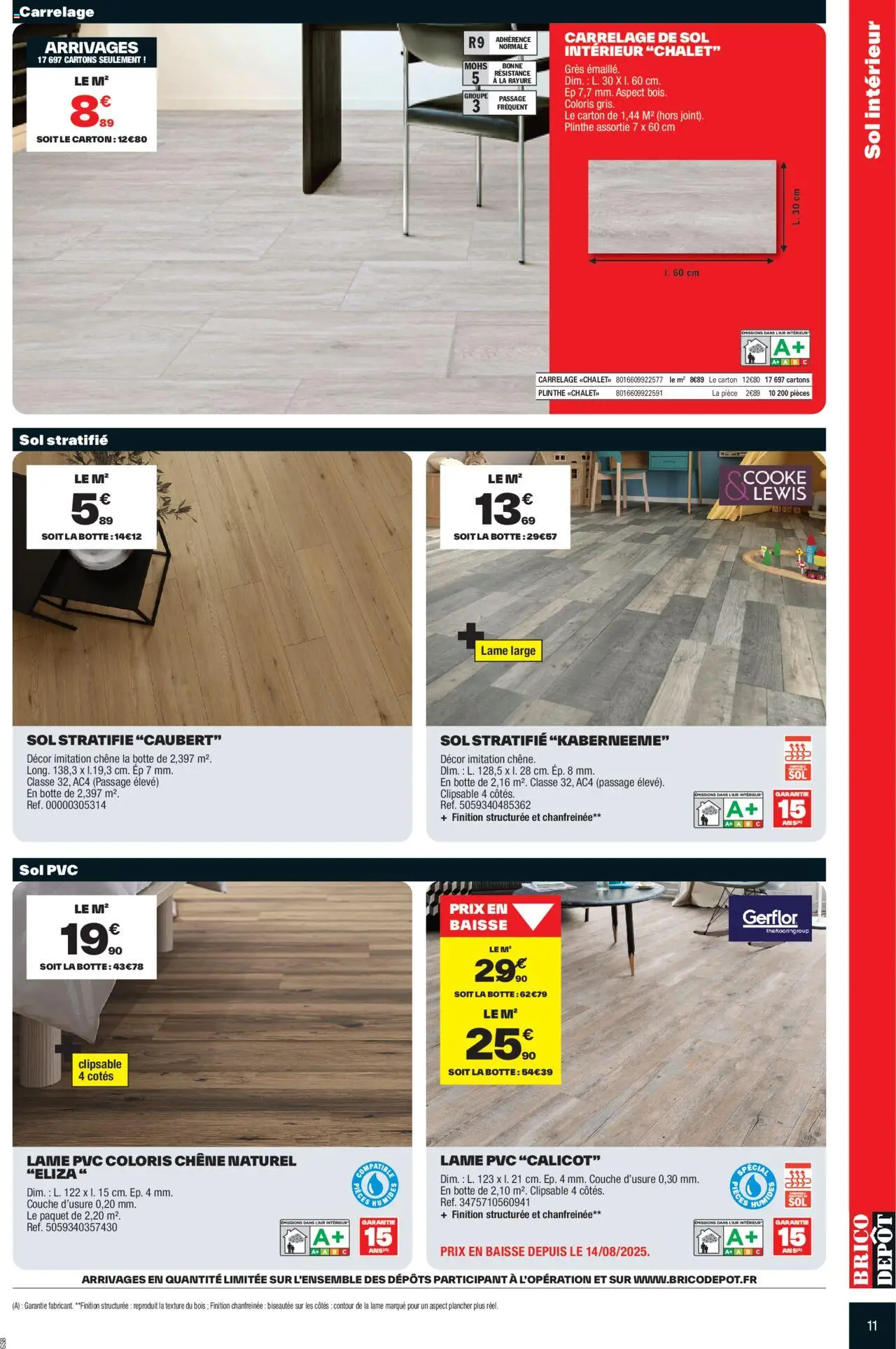 | Page: 11 | Produits: Plinthe, Thé