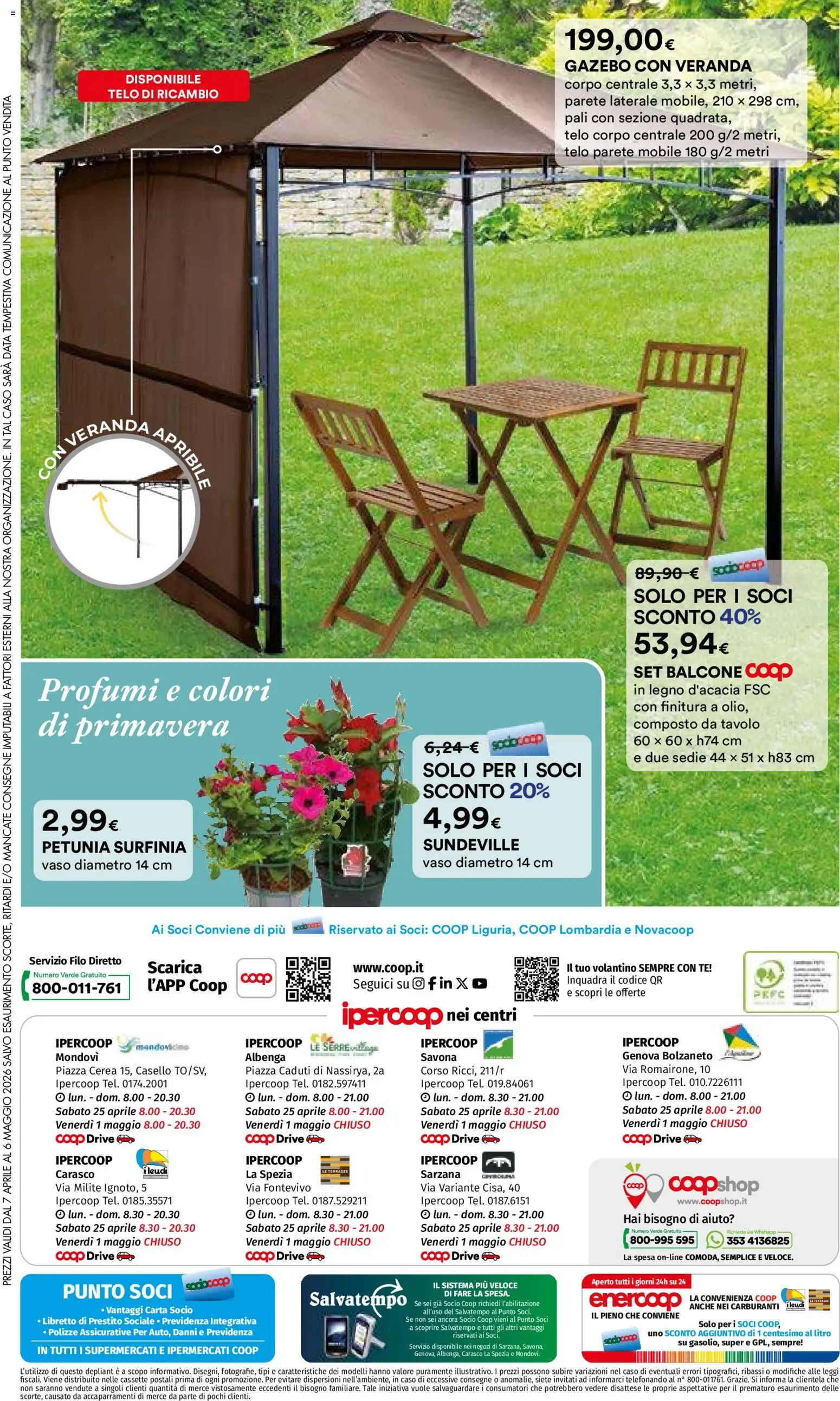 Volantino Ipercoop del 07.04.2026 | Pagina: 24 | Prodotti: Mobile, Tè, Data, Tavolo