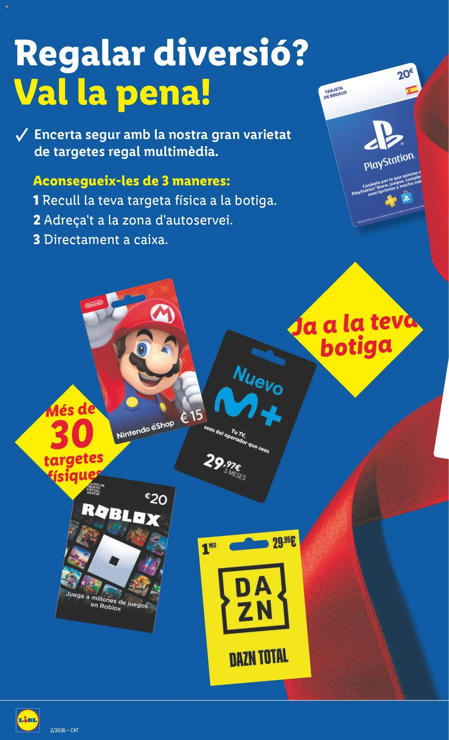 Lidl folleto │ válido desde el 05.01.2026 | Página: 20 | Productos: Nintendo, Playstation, Juega