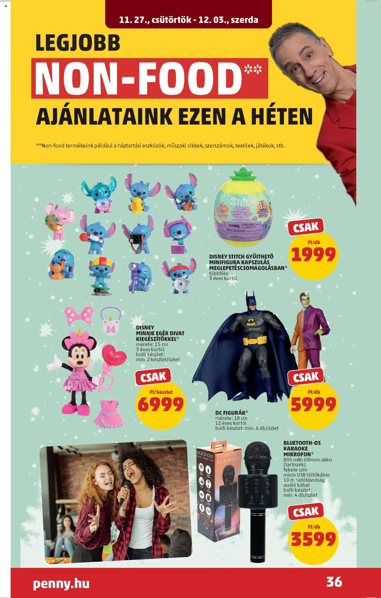 PENNY akciós ujság - amely érvényes a következő dátumtól: 27.11.2025 | Oldal: 40 | Termékek: Egér, Kábel, Mikrofon, USB