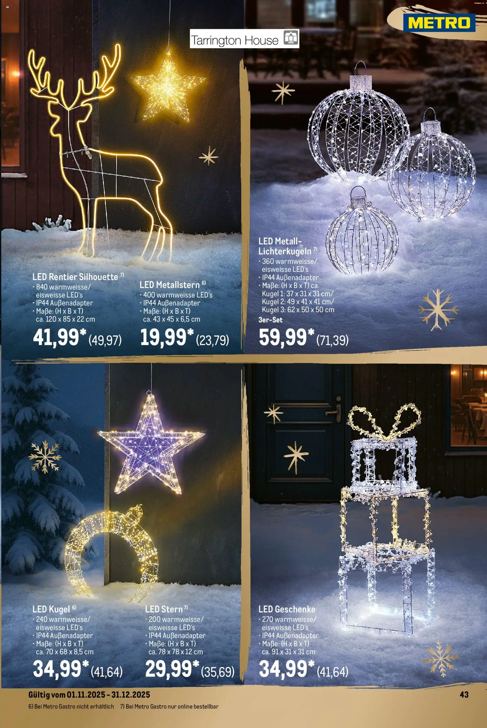 Metro Saisonkatalog Festliche Momente – gültig ab 01.11.2025 | Seite: 51