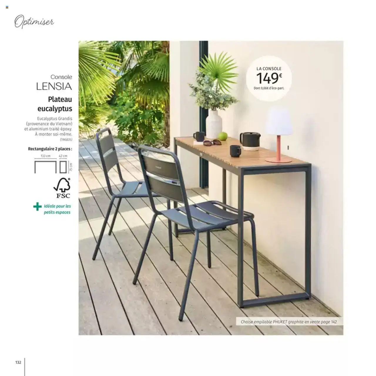  | Page: 132 | Produits: Plateau, Chaise
