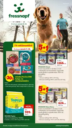 Fressnapf Akciós újság - amely érvényes a következő dátumtól: 08.01.2026