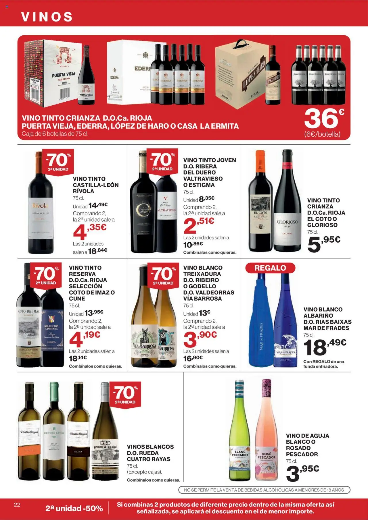El Corte Inglés ofertas │ válido desde el 31.07.2025 | Página: 24 | Productos: Vino, Funda, Caja