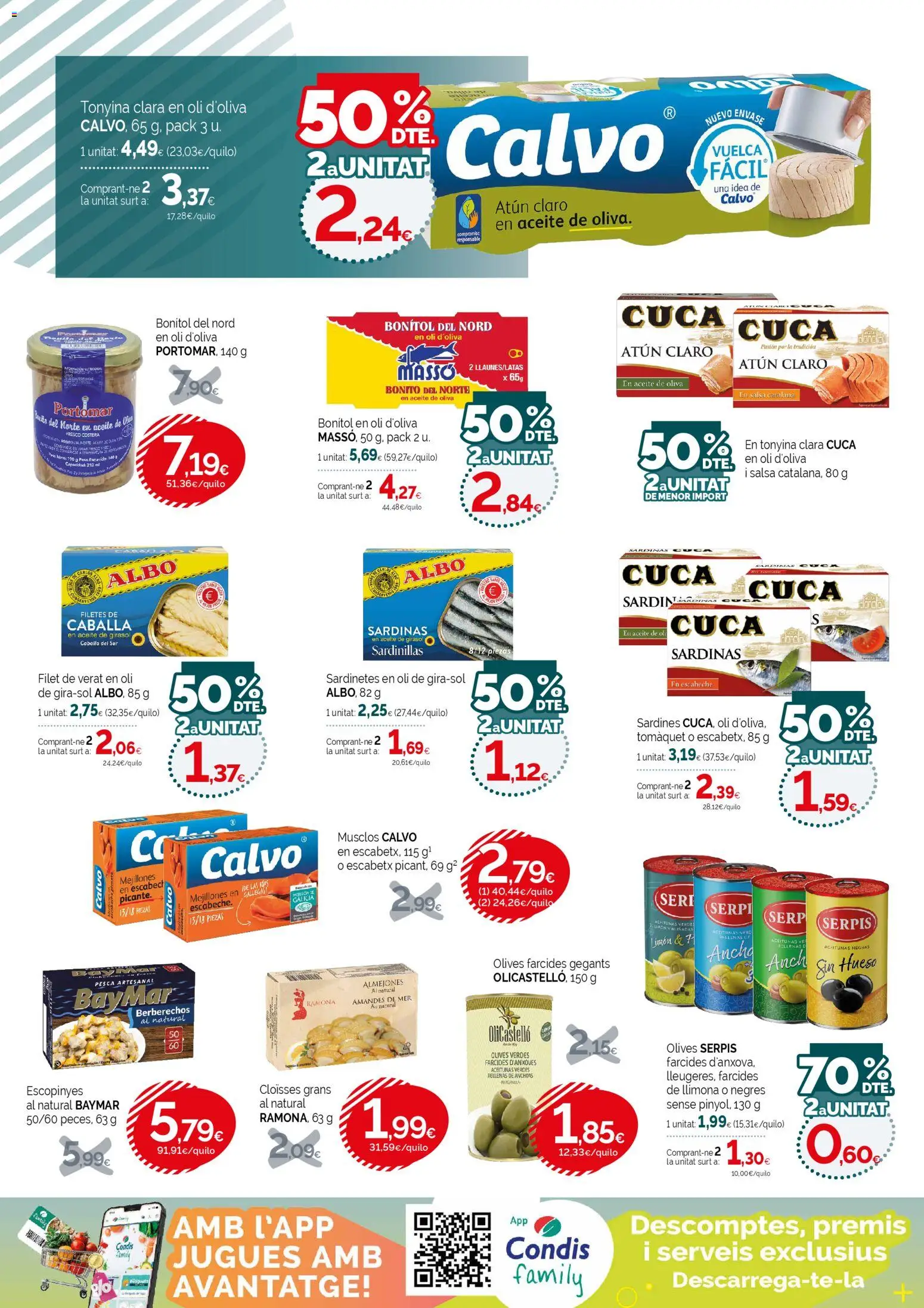 Condis folleto life │ válido desde el 03.12.2025 | Página: 16 | Productos: Sardinillas, Aceite, Aceite de oliva, Peso