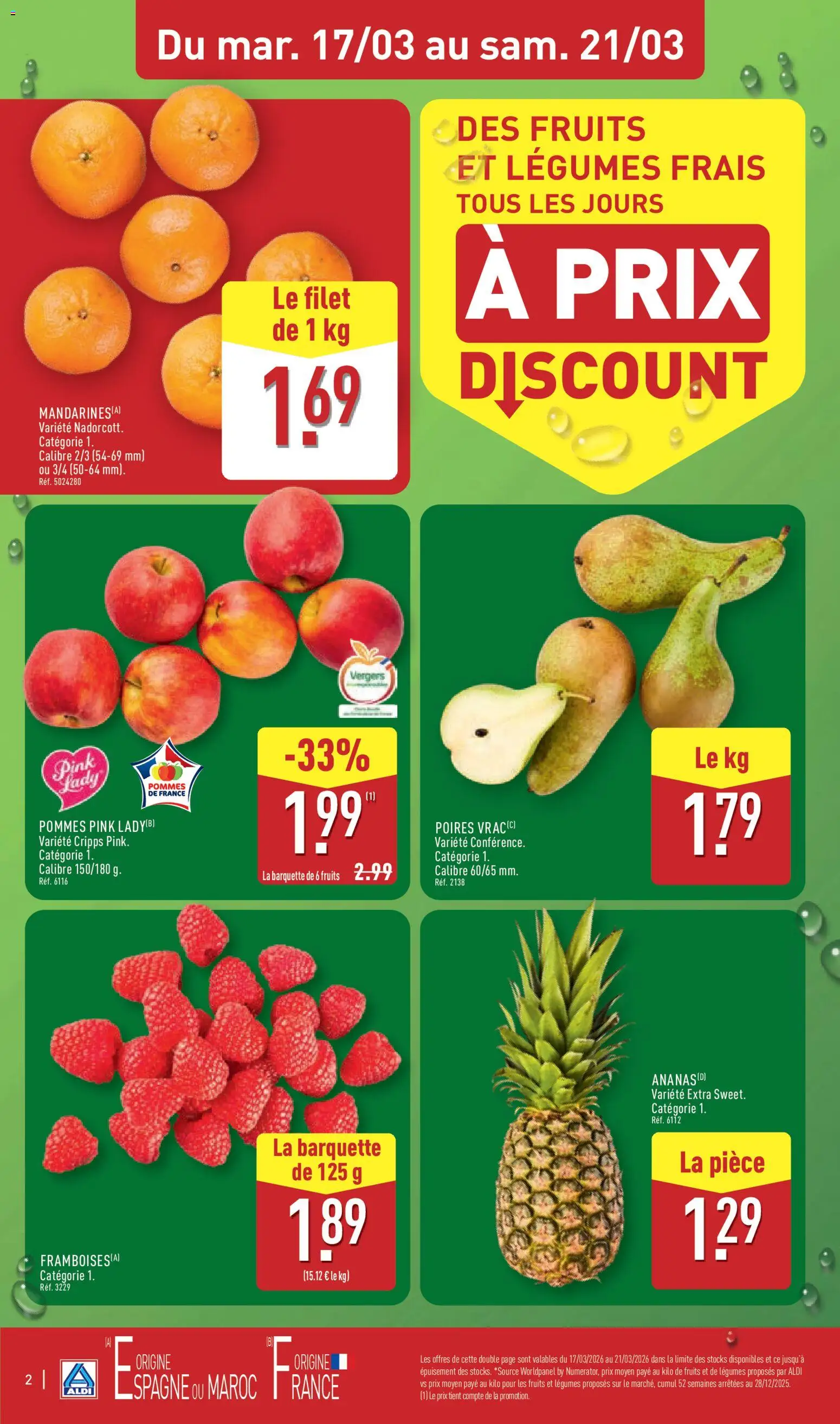 {H1} | Page: 4 | Produits: Pommes