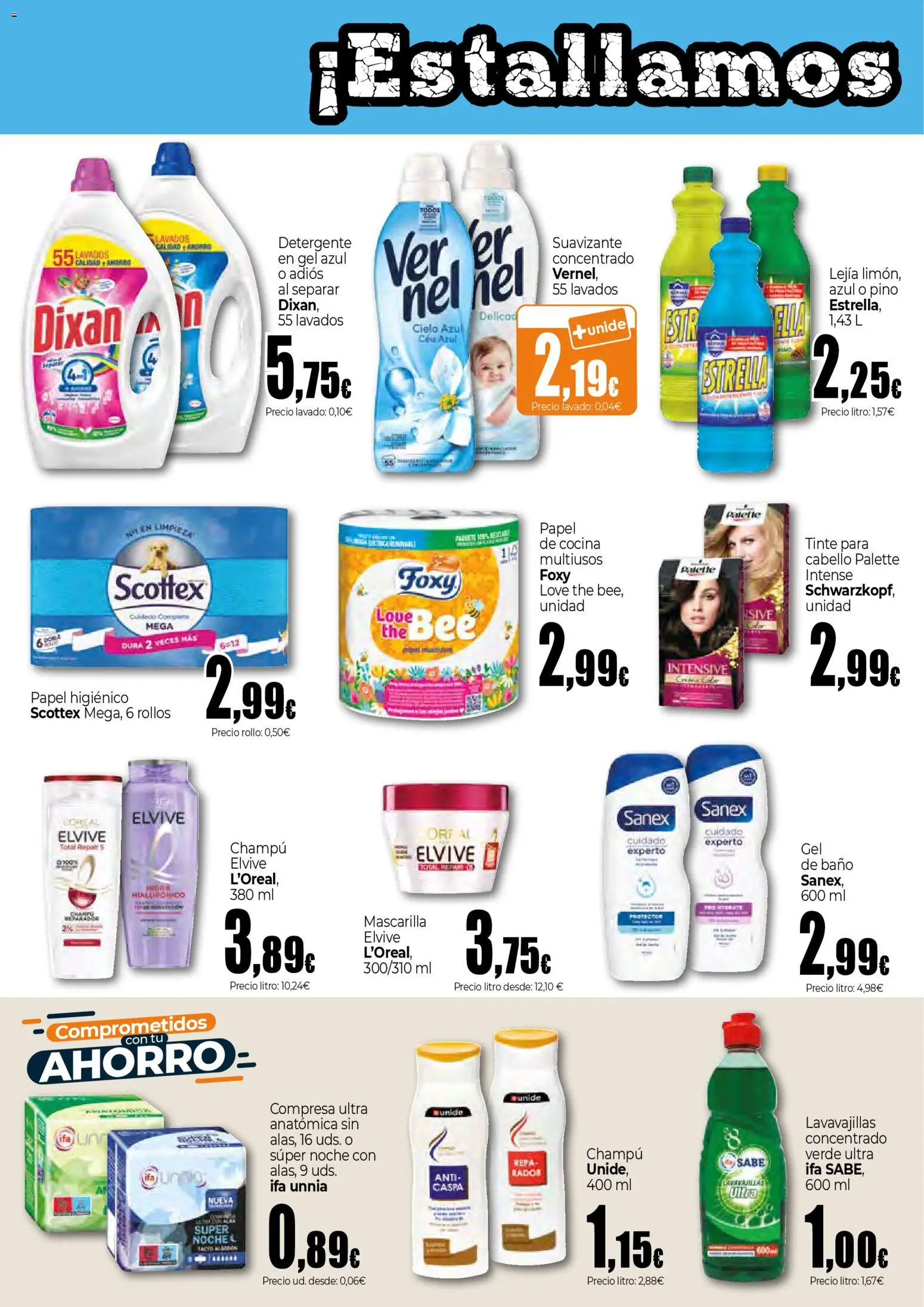 Unide folleto │ válido desde el 23.04.2026 | Página: 10 | Productos: Detergente, Cocina, Lavavajillas, Baño