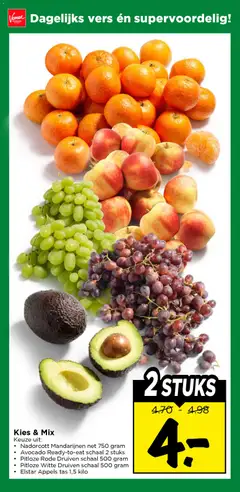 Vomar - Folder - Voorbeeld van een folder van Vomar, geldig van 08.02.2026 | Pagina: 8 | Producten: Avocado, Tas, Mandarijnen, Druiven