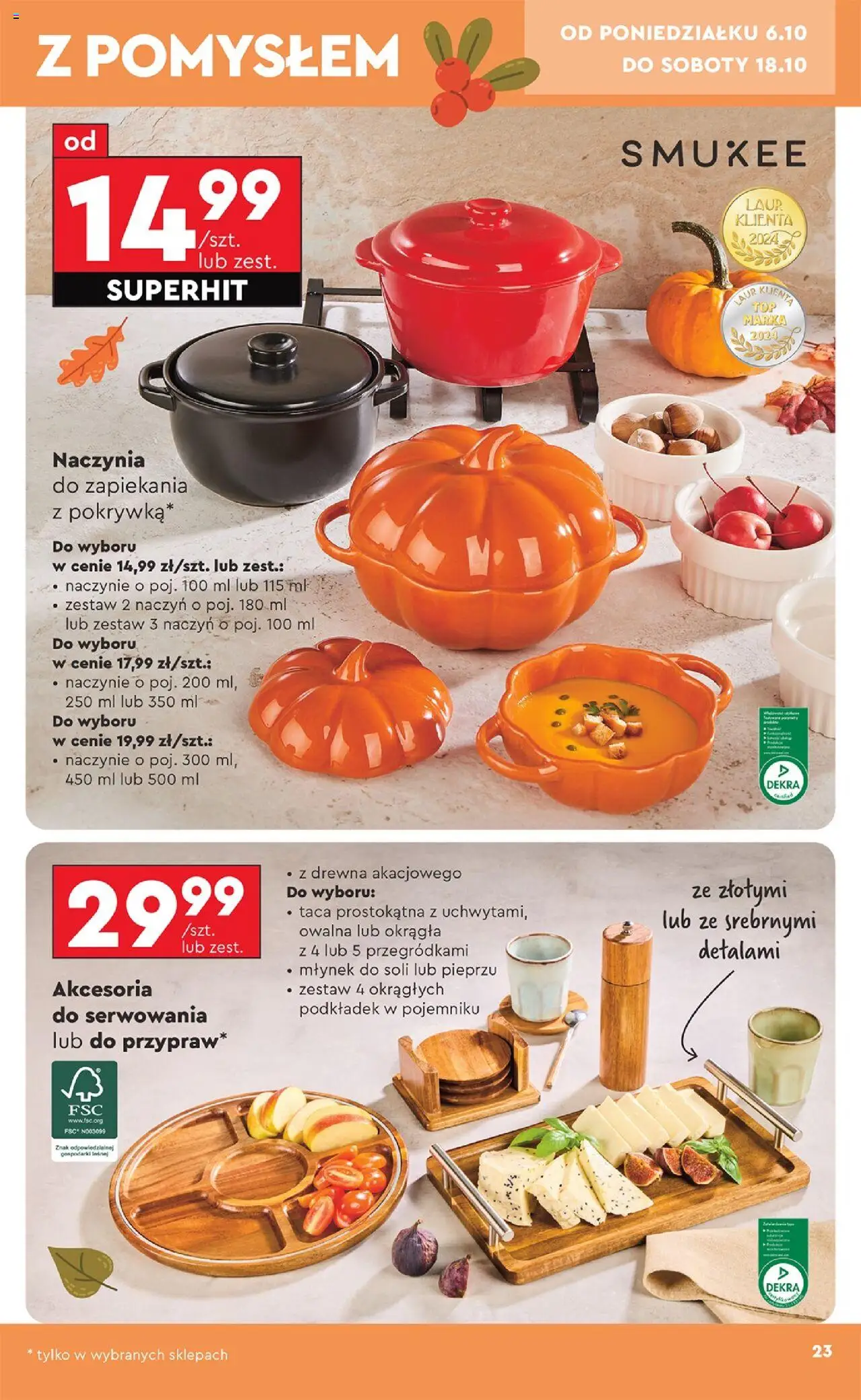 Biedronka gazetka - Hity i inspiracje od 06.10.2025 | Strona: 23 | Produkty: Młynek