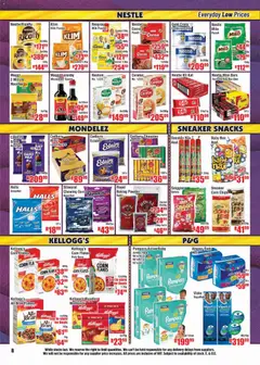 Devland specials catalogue – valid from 23.03.2026 | Page: 8 | Products: Pads, Milk, Beef, Chips
