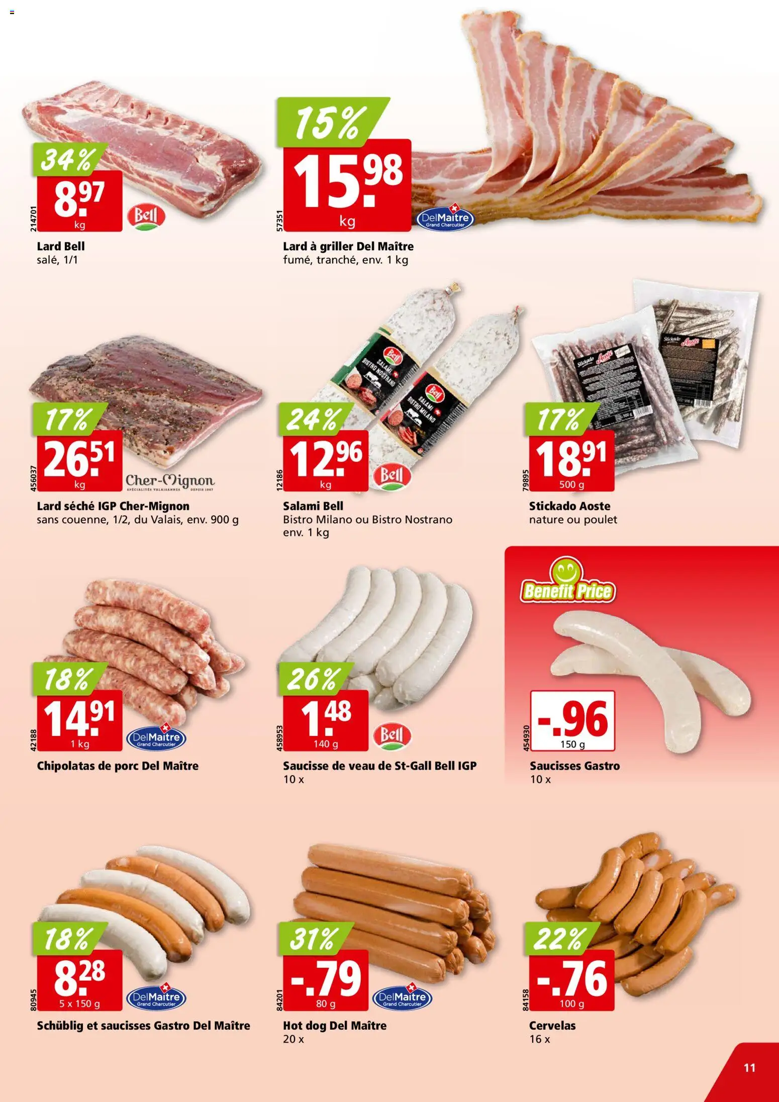 Aligro Aktionen Chavannes, Matran, Genève, Sion – gültig ab 09.02.2026 | Seite: 11