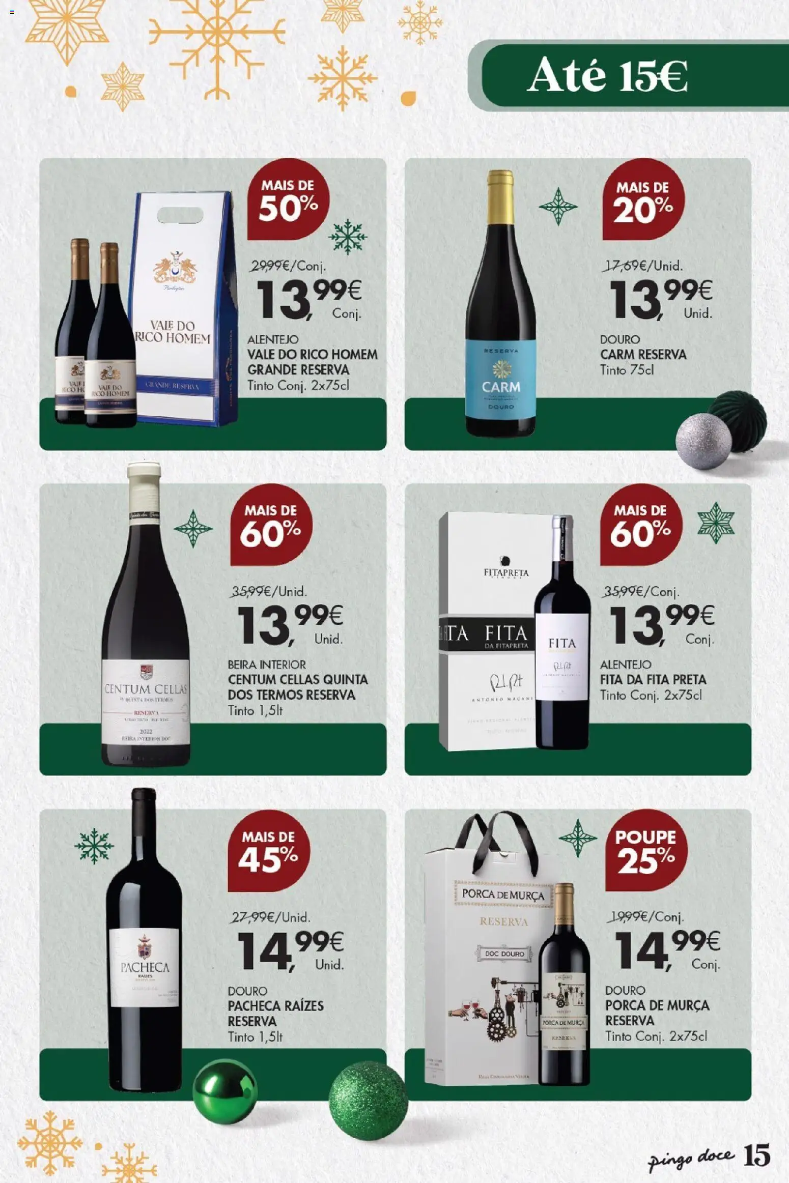 Pingo Doce - Vinhos de Natal │ válido de 02.12.2025 | Página: 15