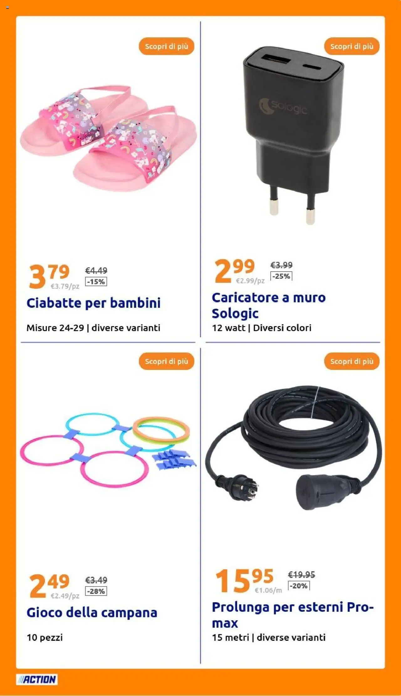 Volantino Action del 06.08.2025 | Pagina: 27 | Prodotti: Ciabatte, Gioco