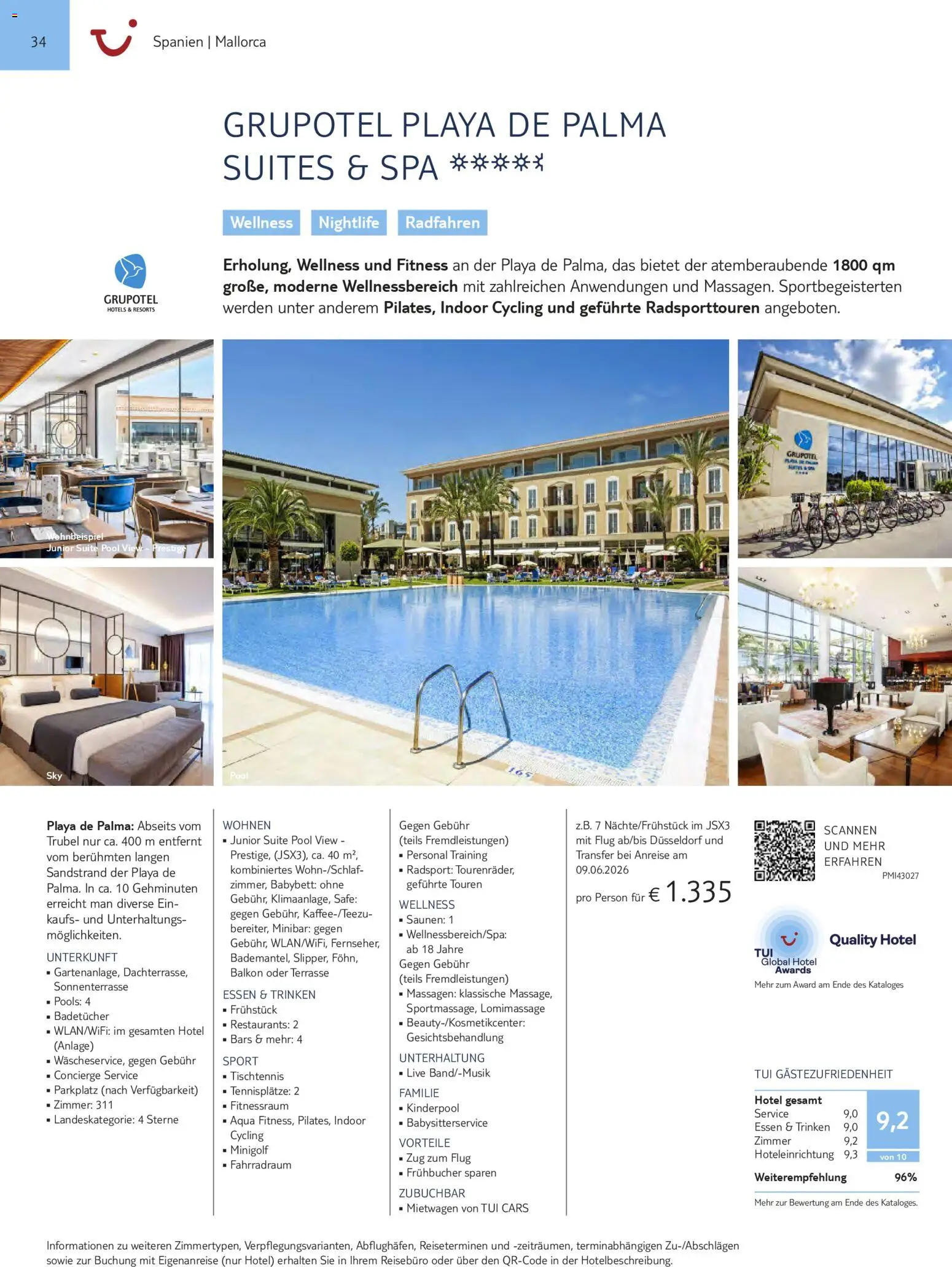 Aida  Südeuropa & Nordafrika 2026/27 – gültig ab 01.01.2026 | Seite: 34 | Produkte: Babybett