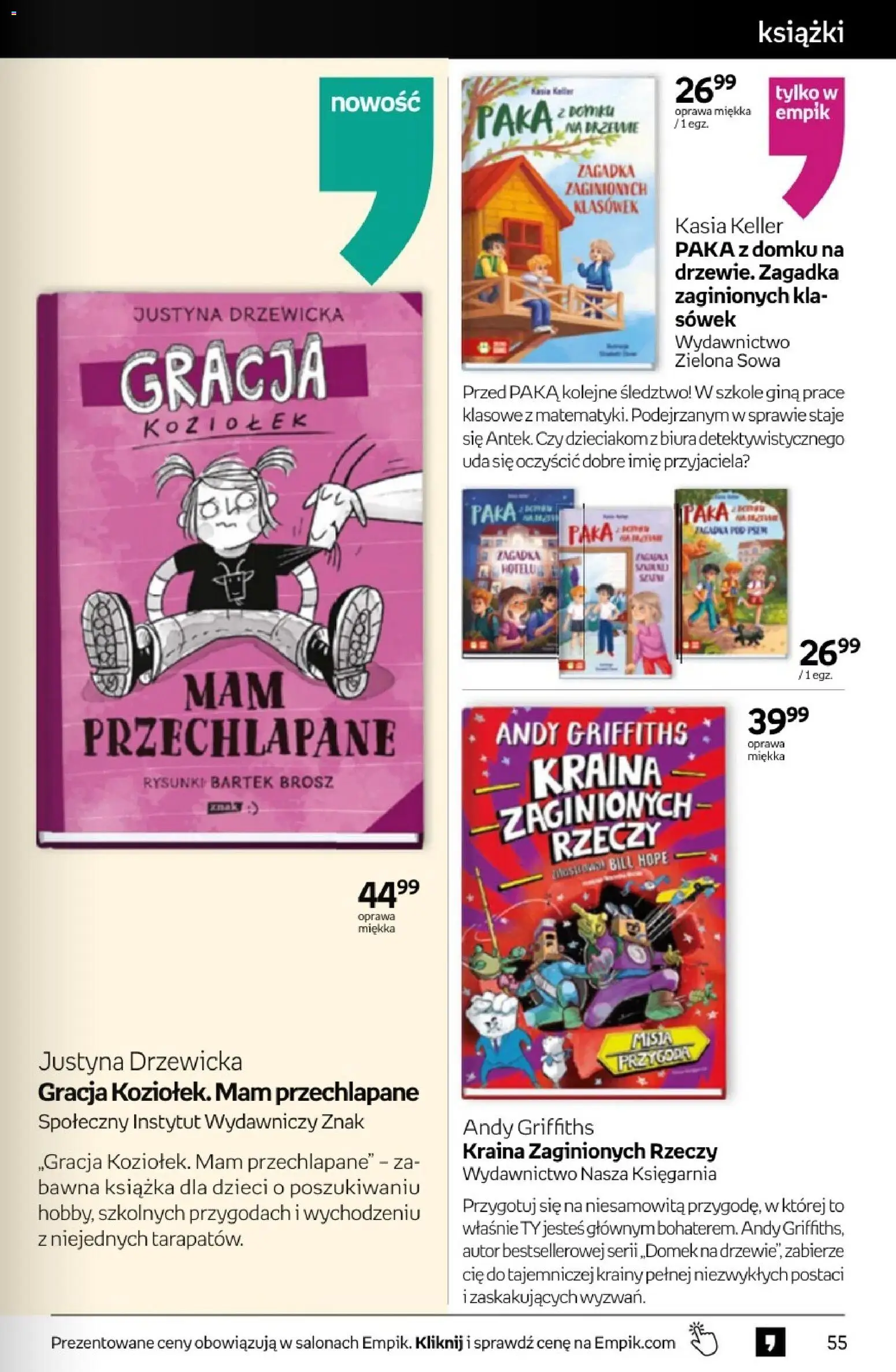 Empik promocje od 22.04.2026 | Strona: 55 | Produkty: Książki