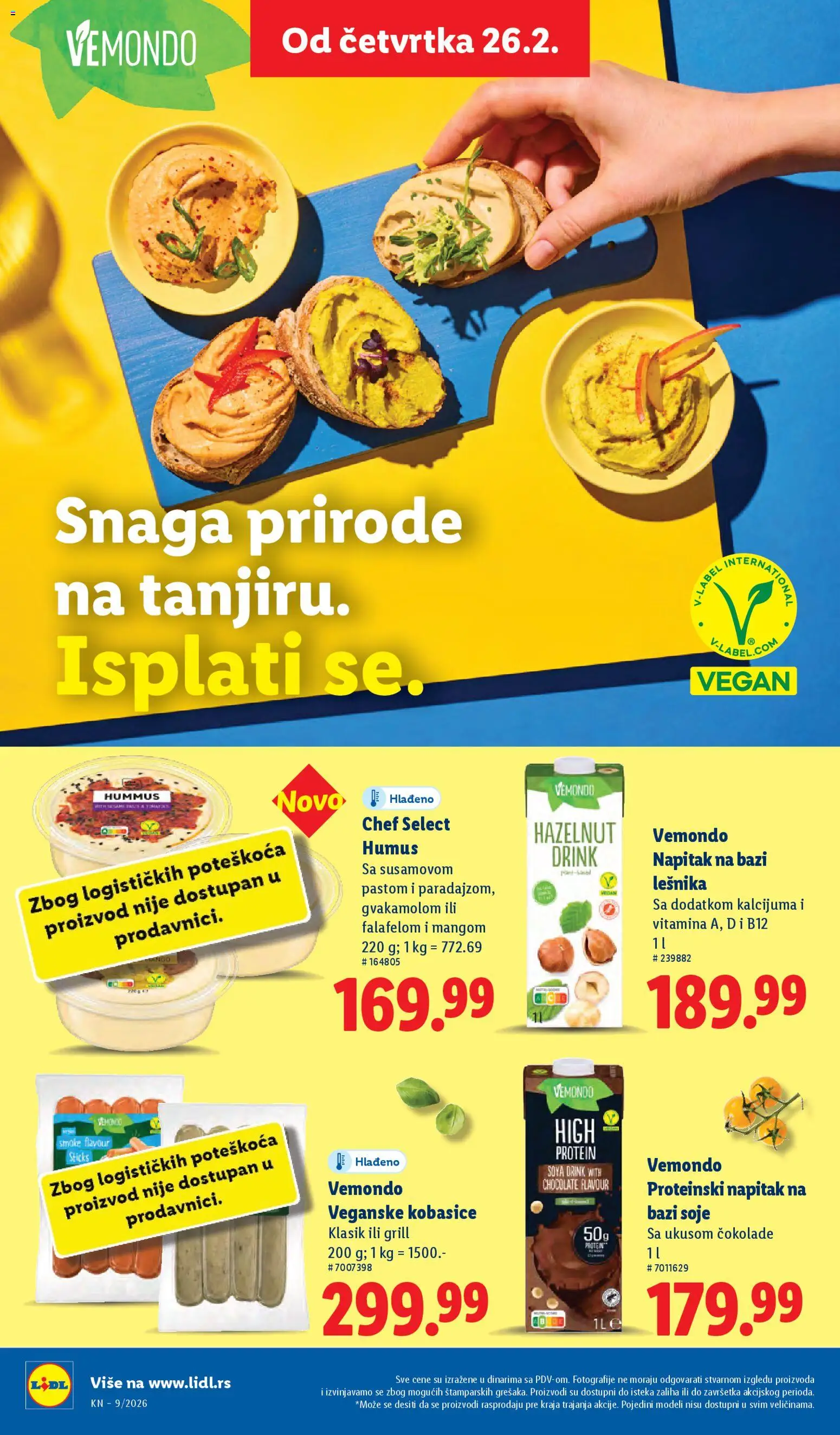 Lidl katalog - važi od 26.02.2026 | Strana: 62 | Proizvode: Krem sir, Sir