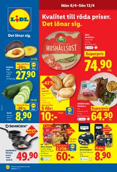 Lidl erbjudanden - Förhandsvisning av reklamblad från butik Lidl aktuell från 06.04.2026