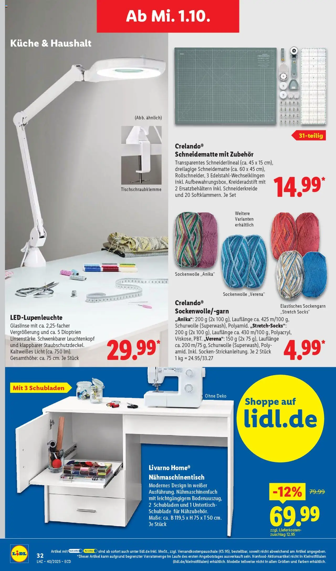 Lidl Prospekt 	 – gültig ab 29.09.2025 | Seite: 42 | Produkte: Küche
