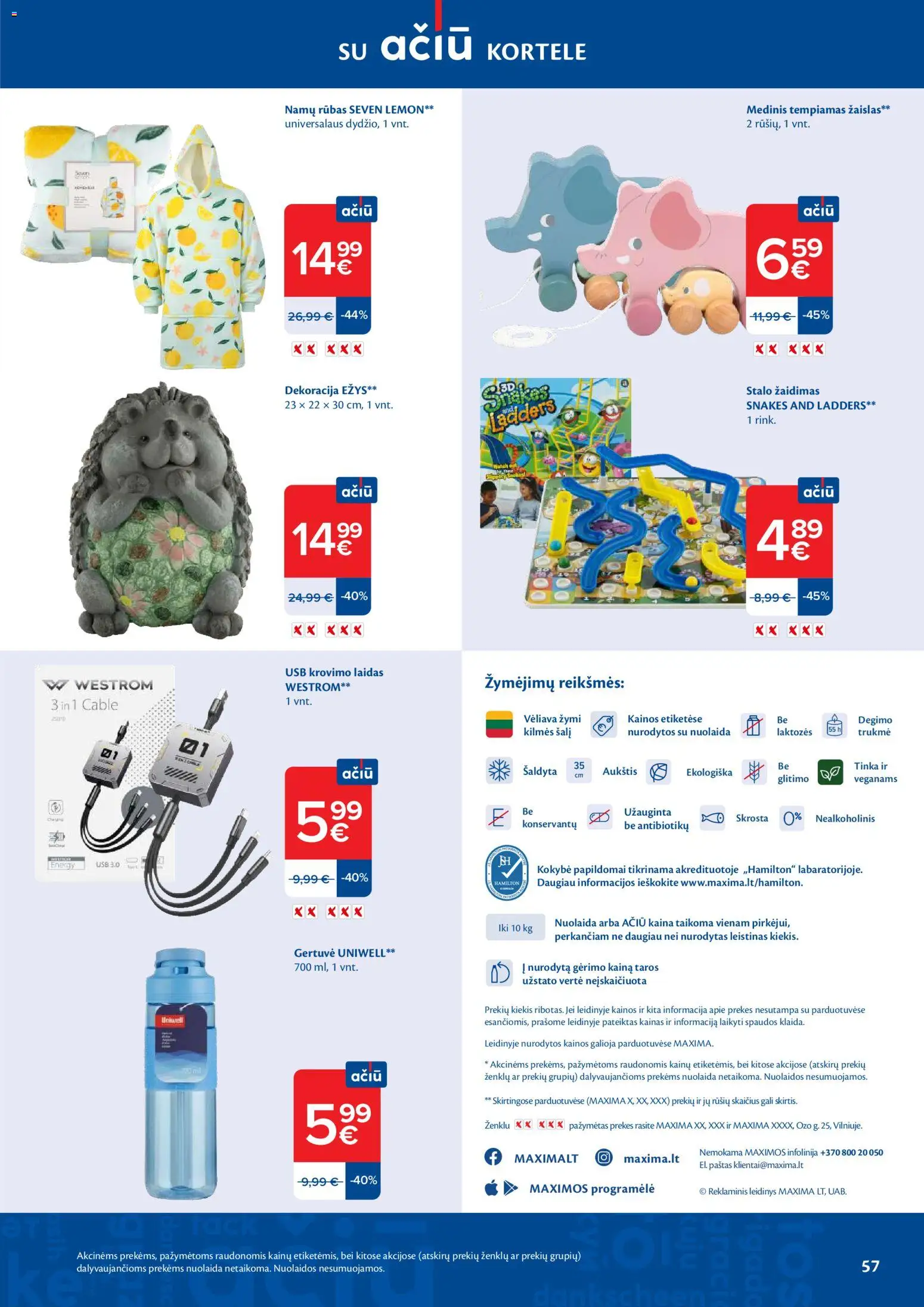 MAXIMA akcijos nuo 21.04.2026 | Puslapis: 57 | Prekių: Žaidimas, USB