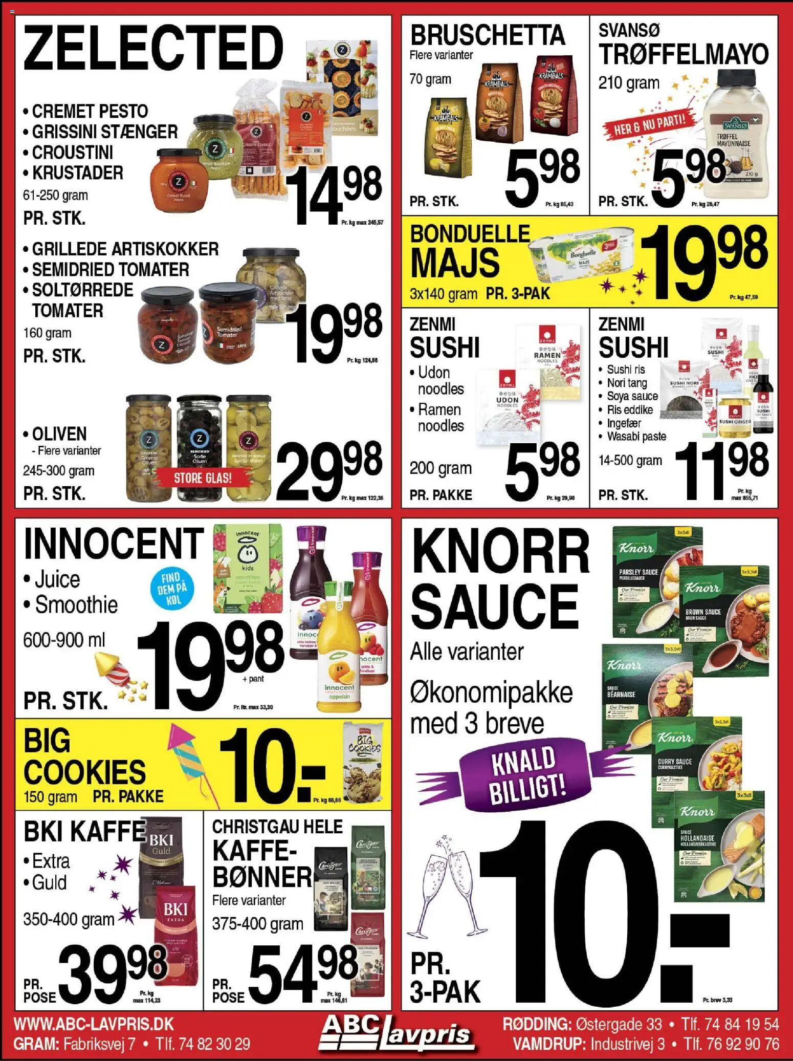 Abc Lavpris tilbudsavis – gyldig fra 24.12.2025 | Side: 7 | Produkter: Kaffe, Cookies, Pesto, Smoothie