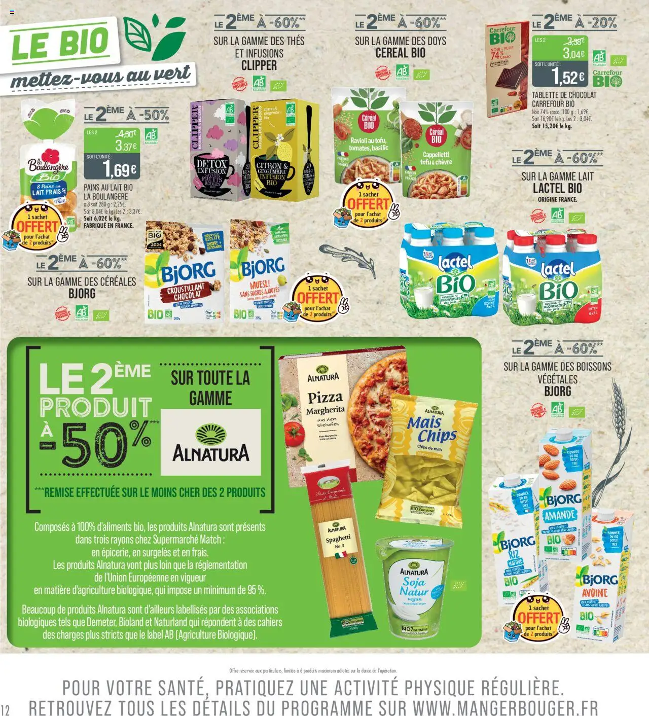  | Page: 10 | Produits: Amande, Mais, Lait bio, Lait