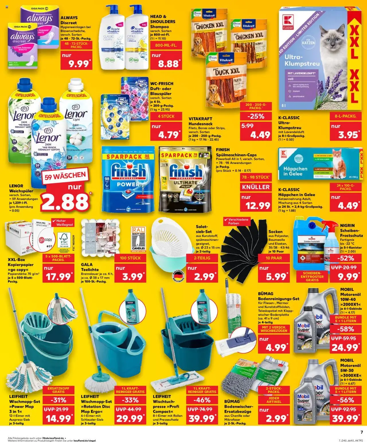 Kaufland Prospekt 	 – gültig ab 02.10.2025 | Seite: 7 | Produkte: Presse, Duft, Weichspüler, Salat