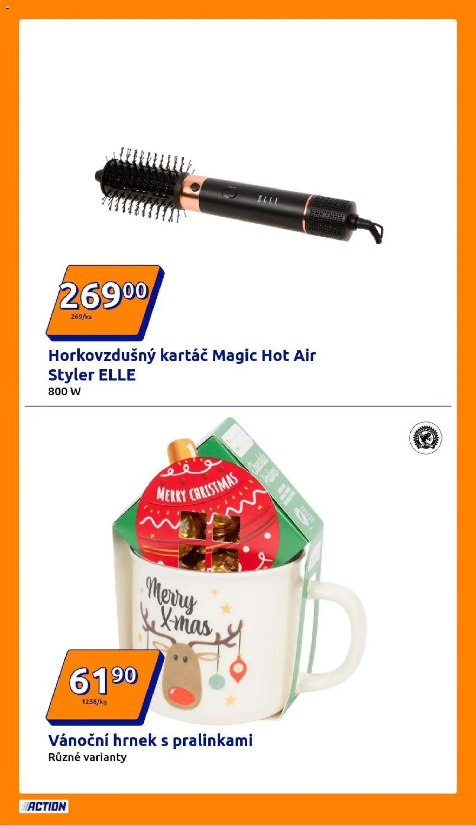 Action leták od 19.11.2025 | Strana: 2 | Produkty: Hrnek, Vánoční hrnek, Kartáč