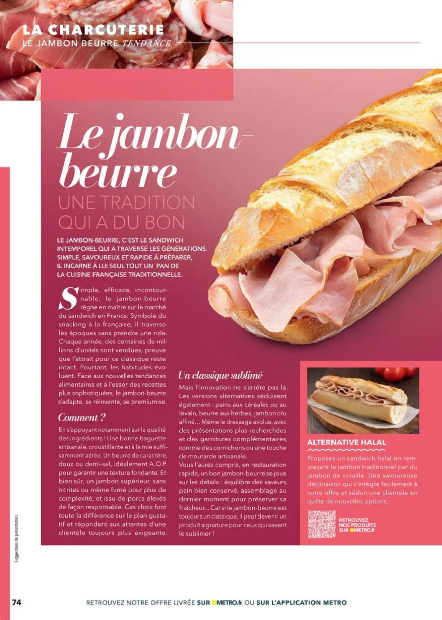 {H1} | Page: 74 | Produits: Mais, Moutarde, Jambon, Céréales