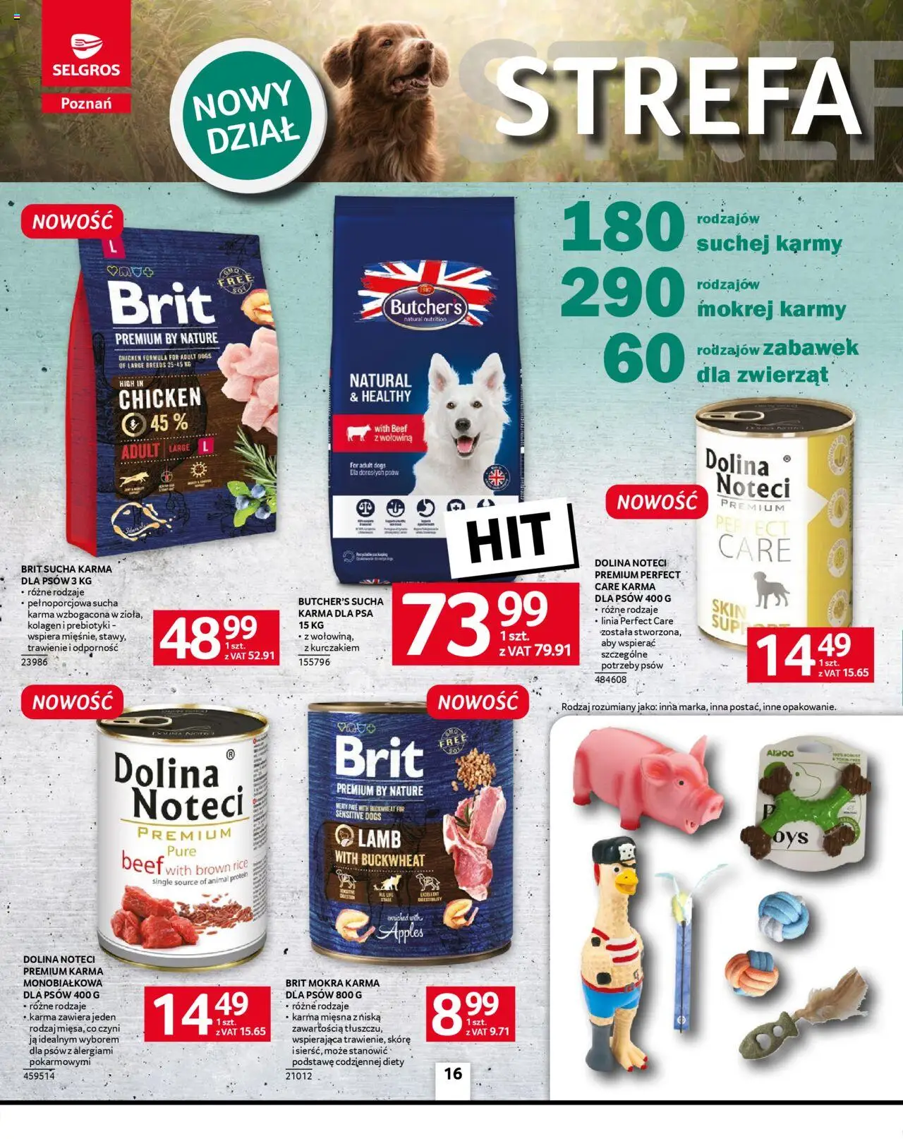 Selgros cash&carry Gazetka - Poznań Selgros 2.0 smakuje lepiej od 09.10.2025 | Strona: 16 | Produkty: Karma dla psa, Wołowina, Karma dla psów