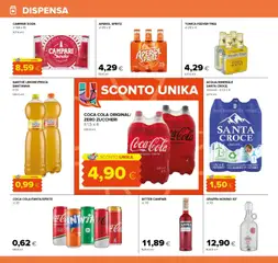 Anteprima del volantino Oasi volantino Superstore valido a partire dal 11.03.2026 | Pagina: 16 | Prodotti: Aperol, Acqua minerale, Grappa, Coca Cola