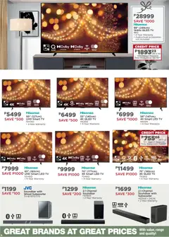 House and Home specials catalogue – valid from 08.12.2025 | Page: 6 | Products: Audio, TV, Soundbar, Subwoofer