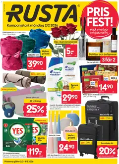 Rusta - erbjudanden - Förhandsvisning av reklamblad från butik Rusta aktuell från 02.02.2026