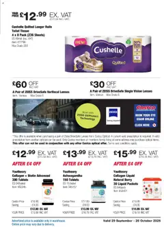 Preview of Costco - ENGLAND ONLY valid from 29.09.2025 | Page: 21 | Products: Toilet