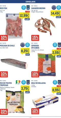 Makro folheto │ válido de 16.09.2025 | Página: 7 | Produtos: Pescada, Bolo, Abacaxi, Cenoura