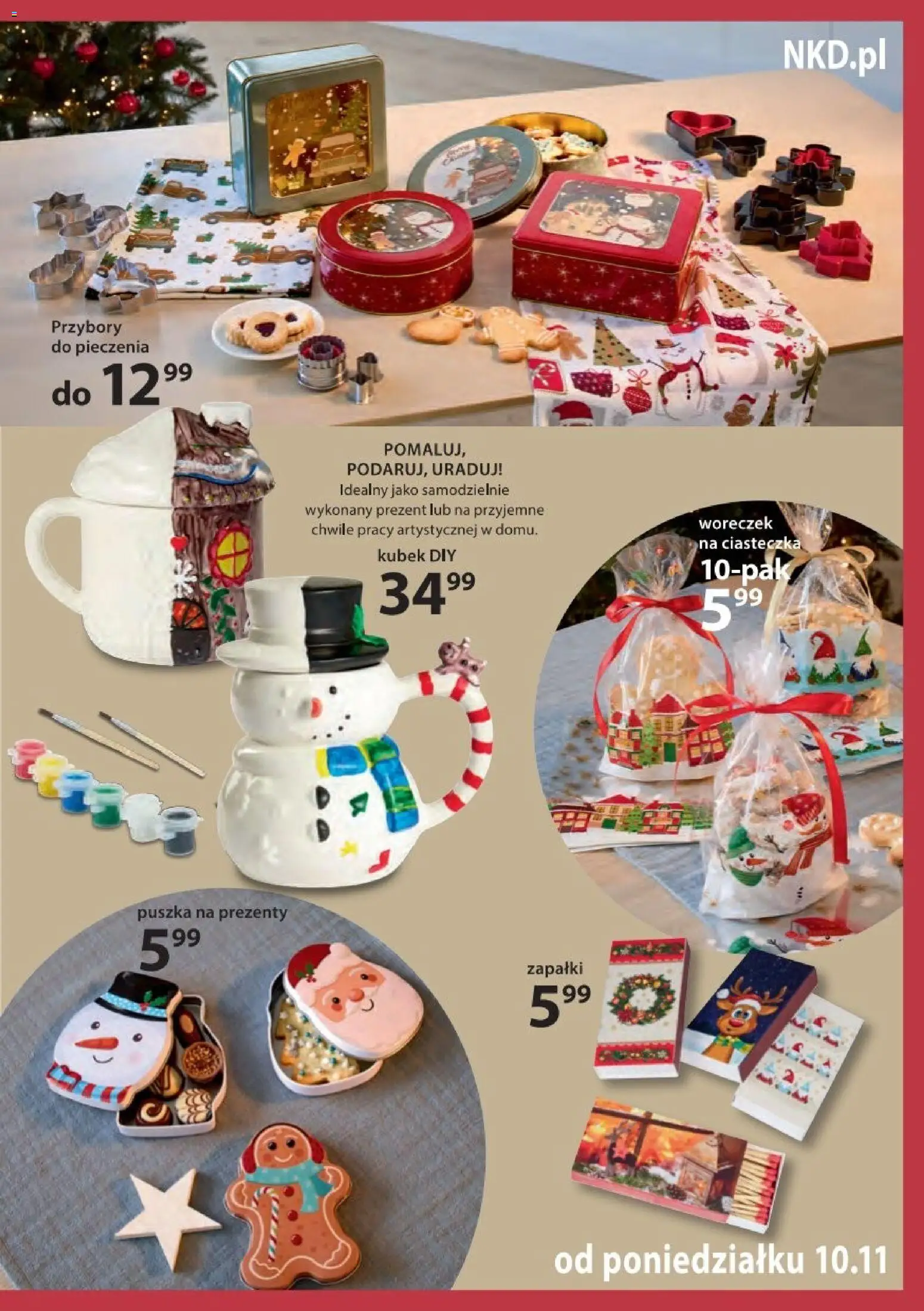 NKD Gazetka od 10.11.2025 | Strona: 3 | Produkty: Ciasteczka