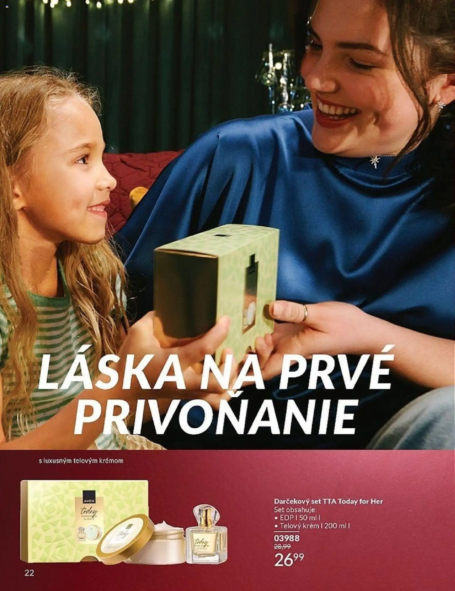Nové Avon akcie – leták je platný od 01.12.2025 | Strana: 22 | Produkty: Telový krém, Krém