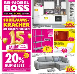 SB Möbel Boss Prospekt Berlin-Spandau ab 08.11.2025 gültig