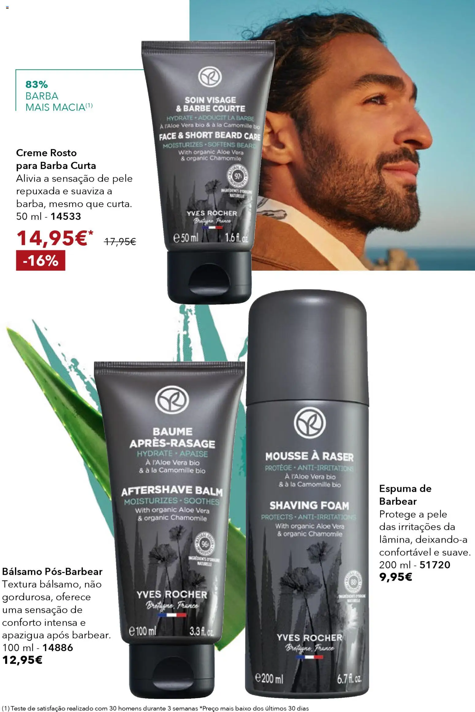Yves Rocher catálogo 1 │ válido de 31.12.2025 | Página: 52 | Produtos: Aftershave, Espuma de barbear, Creme
