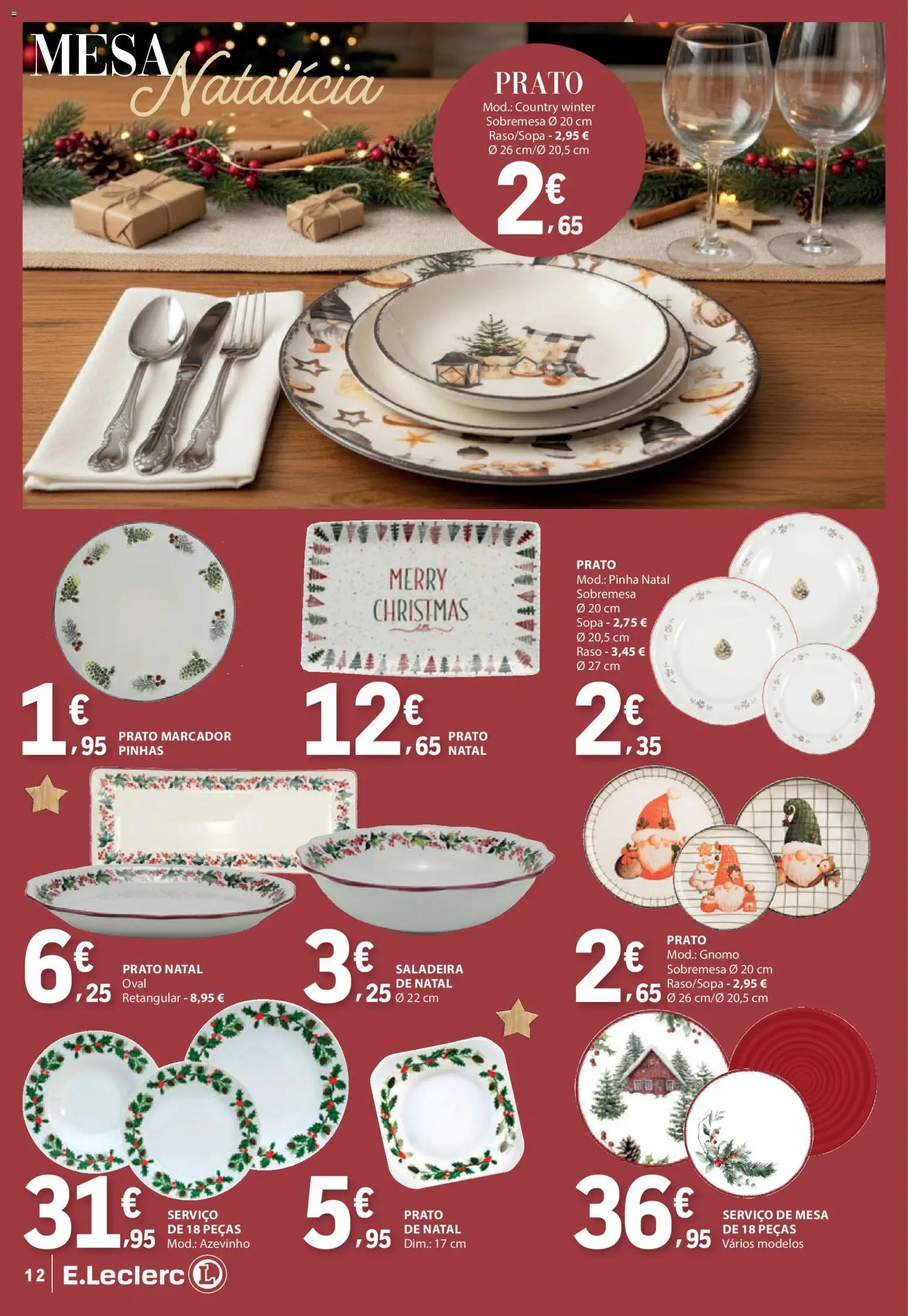 E.Leclerc - Folheto Natal │ válido de 04.11.2025 | Página: 12 | Produtos: Mesa, Sopa