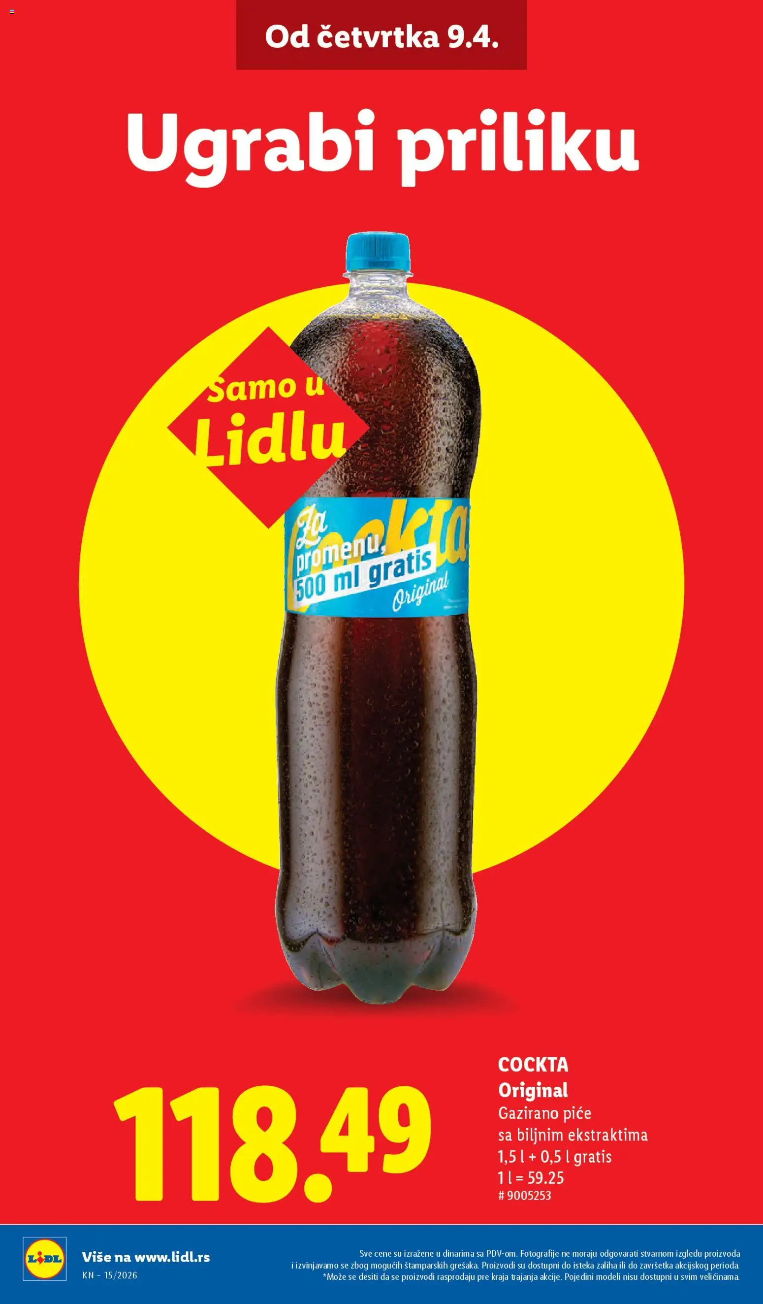 Lidl katalog - važi od 09.04.2026 | Strana: 8