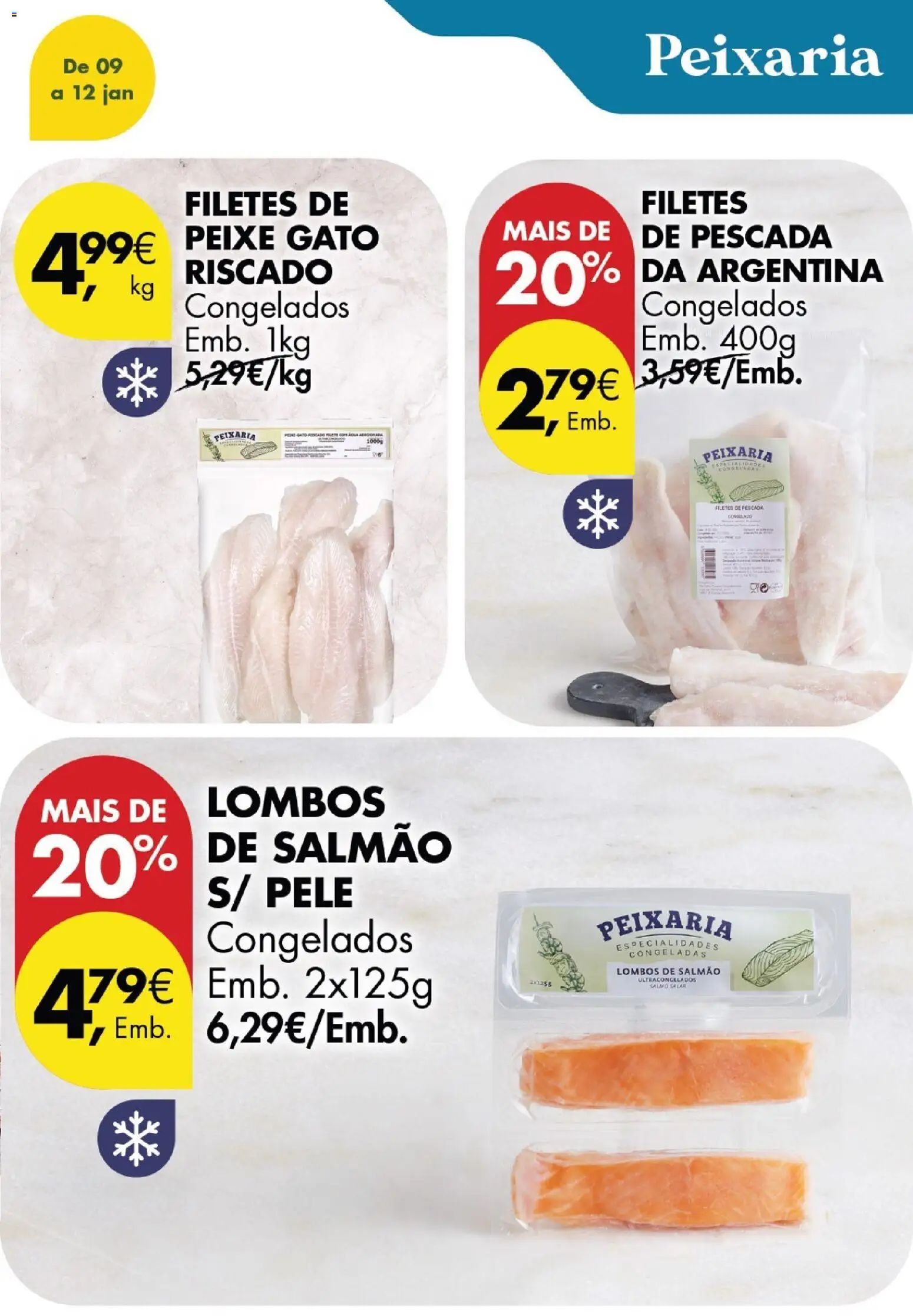 Pingo Doce Poupe este Fim de Semana │ válido de 09.01.2026 | Página: 7 | Produtos: Pescada, Salmão, Peixe