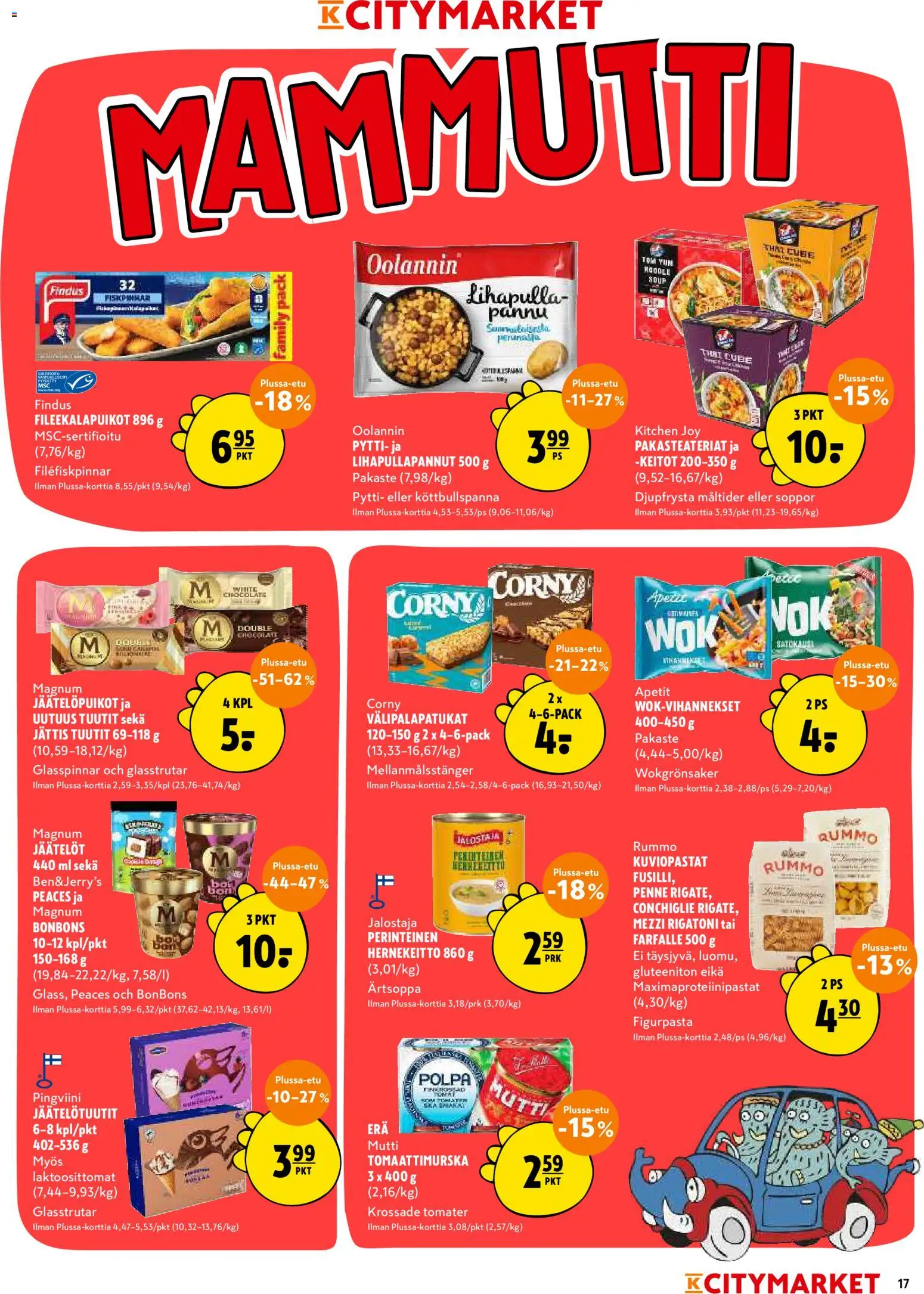 K-Citymarket tarjoukset – voimassa 16.03.2026 alkaen | Sivu: 17 | Tuotteet: Hernekeitto