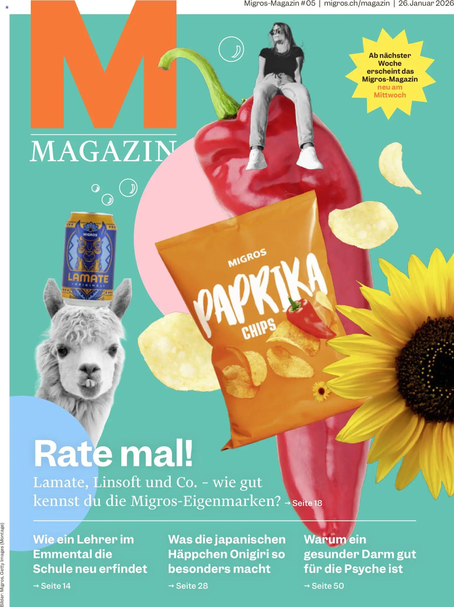 Migros Magazin – gültig ab 27.01.2026 | Seite: 3 | Produkte: Chips