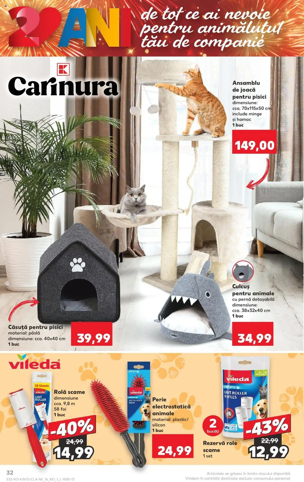 Catalog Kaufland - Deva – valabil de la 13.08.2025 | Pagină: 32 | Produse: Hamac, Pernă, Role, Perie