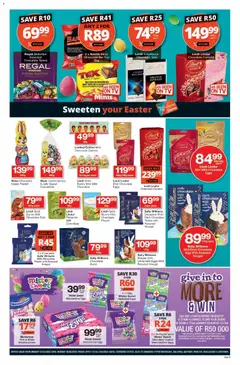 Checkers specials catalogue – valid from 23.03.2026 | Page: 9 | Products: Sweets, Queso de vaca, TV, Eggs